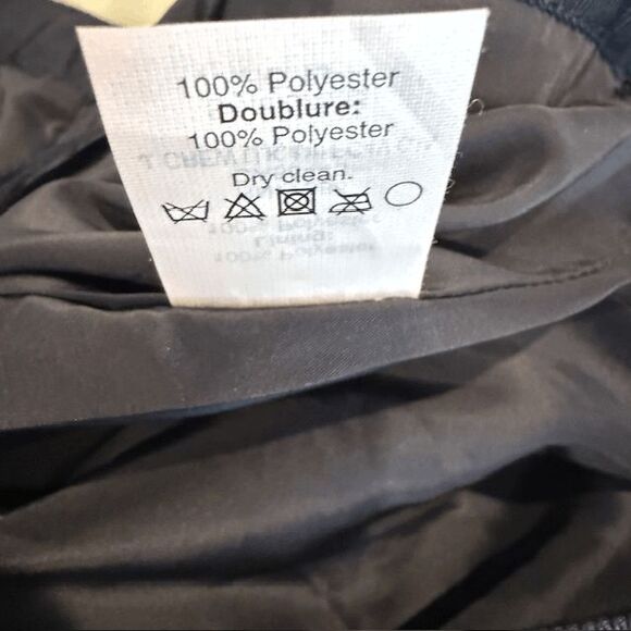 J. Crew Sequin Mini Skirt Navy Blue with Pockets Back Zipper Size 6 - Picture 8 of 11